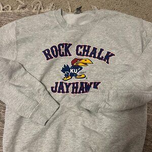 University of Kansas (KU) Jayhawk Crew Neck Sweatshirt - XS $10